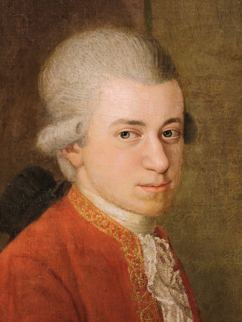 Porträt von Wolfgang Amadeus Mozart