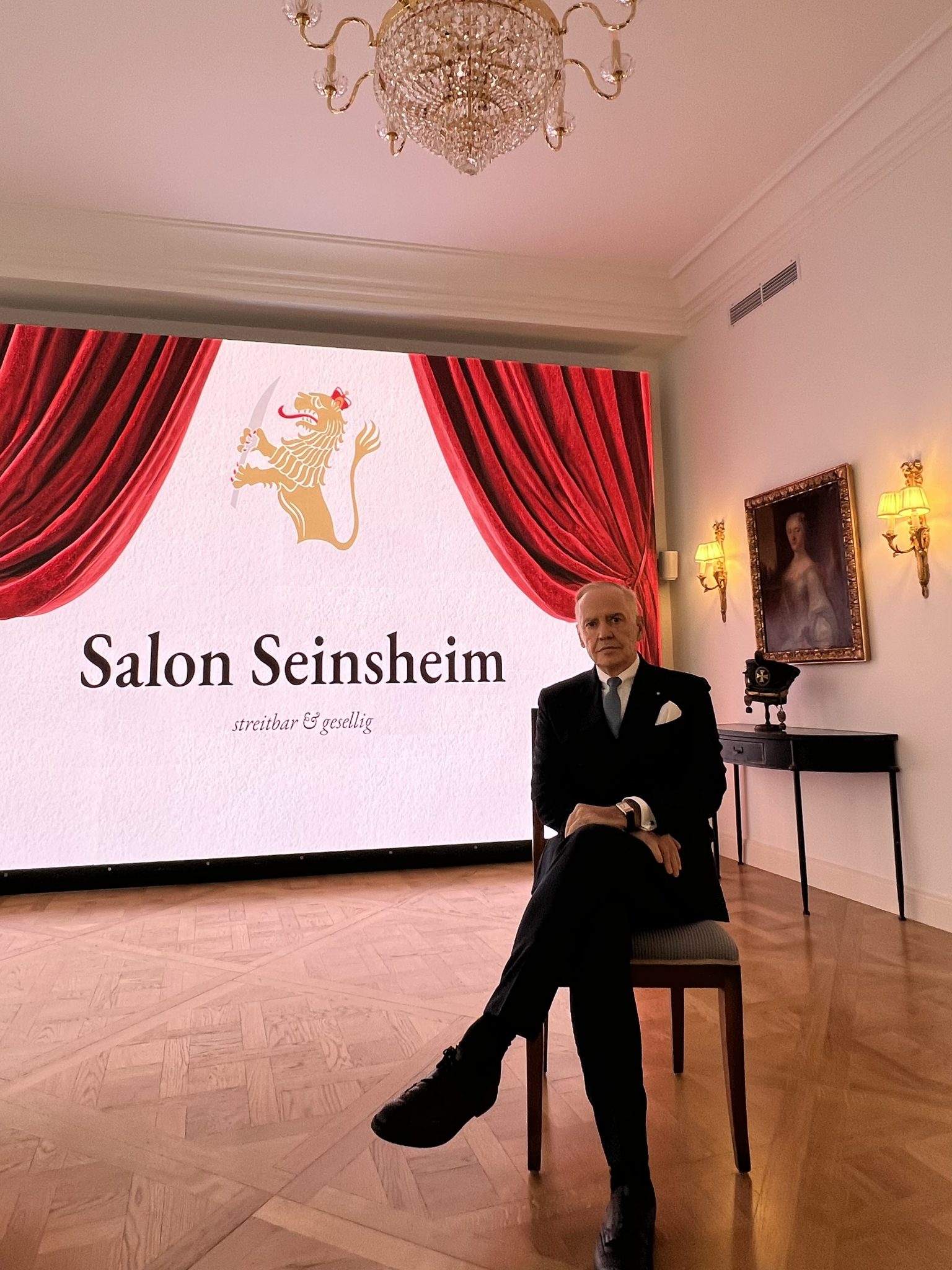 Peter Löw im Salon Seinsheim